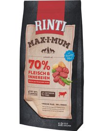 RINTI MAX-I-MUM liellopu gaļa, bez glutēna 12 kg