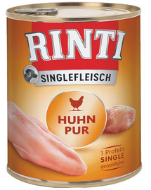 RINTI Singlefleisch tīra vistas gaļa 400 g monoproteīnu barība