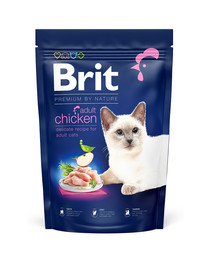 BRIT Cat Premium by Nature pieaugušiem kaķiem ar vistas gaļu 300 g