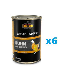 BELCANDO Single Protein vistas gaļa 6x400 g mitrā suņu barība