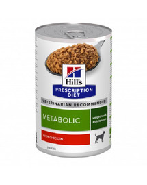 HILL'S Prescription Diet Canine Metabolic 370g barība suņiem ar lieko svaru