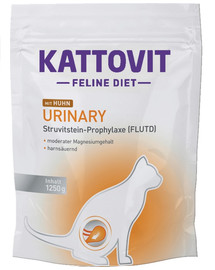 KATTOVIT Feline Diet Urinary diēta kaķiem, ar vistas gaļu 1,25 kg, urīnceļiem.