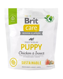 BRIT Care Sustainable kucēniem ar vistu un kukaiņiem 1 kg