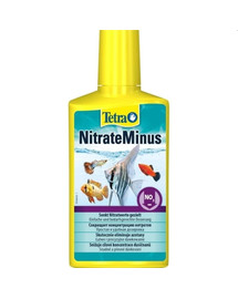Tetra Nitrateminus 250 ml - dabiskā veidā likvidē nitrātus (NO3-), kas ir aļģu barības viela.