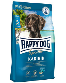 HAPPY DOG Supreme Sensible 8 kg (2 x 4 kg) barība pieaugušiem suņiem ar pārtikas alerģijām, nepanesamību, bez graudiem