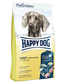 HAPPY DOG Supreme Fit & Vital Light Kaloriju kontrole 24 kg (2 x 12 kg)