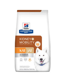 HILL'S Prescription Diet k/d + Nieres un kustīgums 24 kg (2x12 kg)