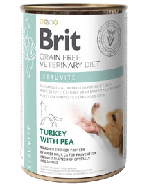 BRIT Veterinary Diet Struvite tītara gaļa ar zirņiem suņiem 200 g