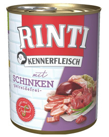 RINTI Kennerfleisch ar šķiņķi 12 x 400 g