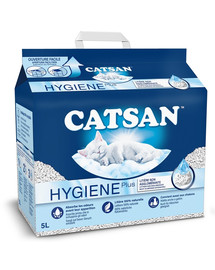 CATSAN Hygiene Plus 5 l dabīgie kaķu pakaiši
