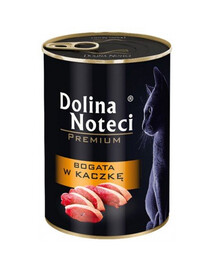 DOLINA NOTECI Premium barība pieaugušiem kaķiem, ar pīles gaļu 400 g