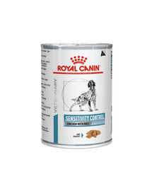 ROYAL CANIN Dog Sensitivity Chick 12x410g barība suņiem ar jutīgu gremošanas sistēmu