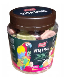 VITAPOL Dārzeņu cepumi papagaiļiem burciņā 240 g