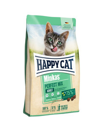 HAPPY CAT Minkas Perfect Mixas Zivis, vistas un jēra gaļa 4 kg