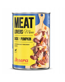 JOSERA Meatlovers ēdienkarte pīle ar ķirbi 800g