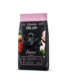 FITMIN Dog For Life Puppy kucēnu barība 12 kg