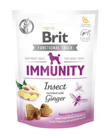 BRIT Care Dog Functional Snack immunity insect 150 g kārumi ar kukaiņiem suņu imunitātes stiprināšanai