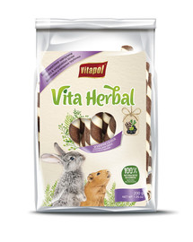 Vitapol Vita Herbal salmiņi ar dārzeņiem un augļiem grauzējiem un trušiem, 200 g