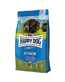HAPPY DOG Sensible Junior jēra gaļa un rīsi 4kg