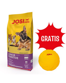 JOSERA JosiDog Junior Sensitive 15 kg Pilnvērtīga sausā barība kucēniem no 8 nedēļu vecuma, ar jutīgu gremošanas sistēmu. [CLONE]
