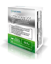 EUROWET PROBIOTYK pulveris kaķiem 15x1,5g