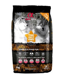 ALPHA SPIRIT Pilnvērtīga, mīksta pusmitrā barība suņiem Multiproteina, 3 kg