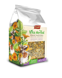 VITAPOL Vita Herbal Kliņģerīšu zieds grauzējiem un trušiem 40g