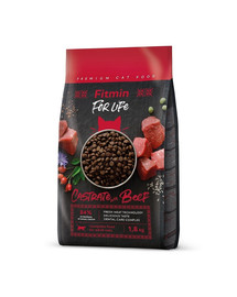 FITMIN Cat For Life Castrate Beef 1,8 kg kastrētiem kaķiem ar liellopu gaļu