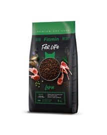 FITMIN Cat For Life Adult Lamb 8 kg pieaugušiem kaķiem ar jēra gaļu