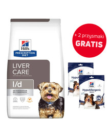 HILL'S Prescription Diet Canine l/d Liver Care Pilnvērtīga diētiskā sausā barība pieaugušiem suņiem ar hronisku aknu mazspēju 10 kg