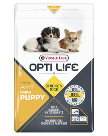VERSELE-LAGA Opti Life Puppy Mini mazu un miniatūru šķirņu kucēniem Mājputni 2,5 kg