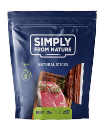 SIMPLY FROM NATURE Nature Sticks with beef dabīgi kārumi ar liellopa gaļu, 7 gab.
