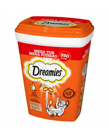 DREAMIES Mega Box 2x350g Kaķu kārums ar gardu vistas gaļ