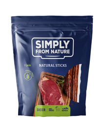 SIMPLY FROM NATURE Nature Sticks with beef dabīgi kārumi ar briežu gaļu, 3 gab.