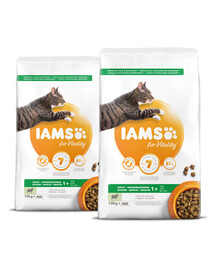 IAMS for Vitality suaugusioms katėms su ėriena 20 kg (2 x10 kg)