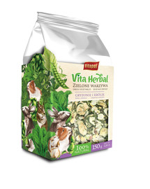 VITAPOL HERBAL graužikams Žalios daržovės 150g