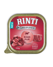 RINTI Singlefleisch Beef ar liellopu gaļu 10x150g