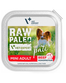 VETEXPERT Karma Raw Paleo pastēte pieaugušajiem suņiem ar liellopu gaļu