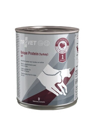 TROVET Unique Proteins UPT suņiem un kaķiem tītars 12x800 g