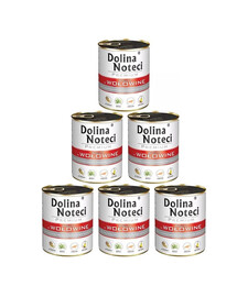 DOLINA NOTECI Premium ar liellopu gaļas piedevu 6x800 g
