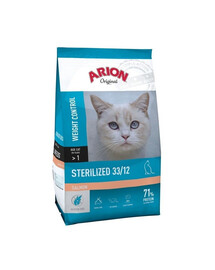 ARION Original Sterilized Salmon 33/12 7,5 kg