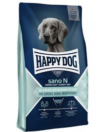 HAPPY DOG Sano N sausā barība nieru darbības uzturēšanai 7,5 kg