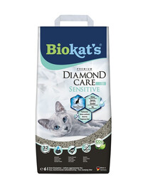 BIOKAT'S Diamond Care Gentle bentonīta smiltis 6 L