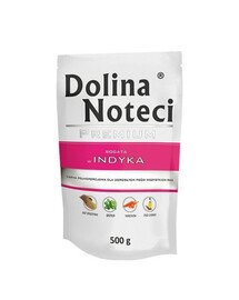 DOLINA NOTECI Premium konservēta tītara gaļa 500 g