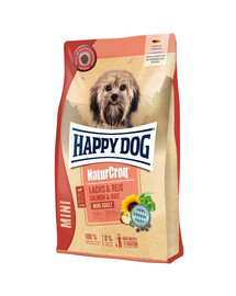 HAPPY DOG NaturCroq Mini Lachs&Reis 4kg Lasis un rīsi