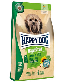 HAPPY DOG NaturCroq Mini Lamm&Reis 4kg Jēra gaļa un rīsi