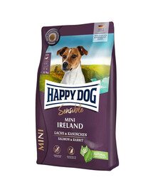 HAPPY DOG Sensible Mini Ireland 10kg ar lasi un trušiem