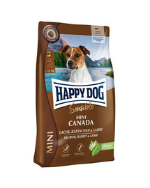 HAPPY DOG Sensible Mini Canada 4kg laši, truši un jēra gaļa