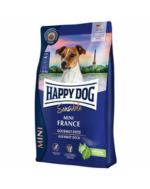 HAPPY DOG Sensible Mini France 4kg ar pīli