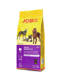 JOSERA JosiDog Adult Sensitive 2,7kg pieaugušiem suņiem ar jutīgu gremošanas sistēmu